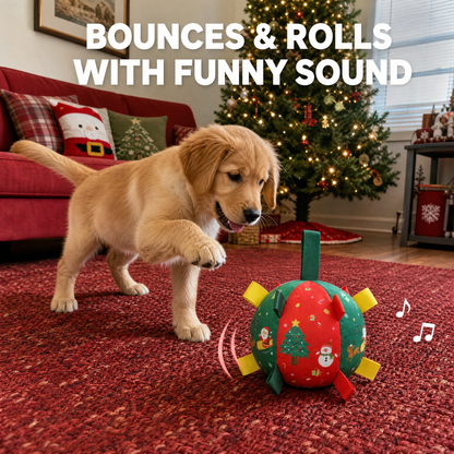 Bounces and rolls with funny sound